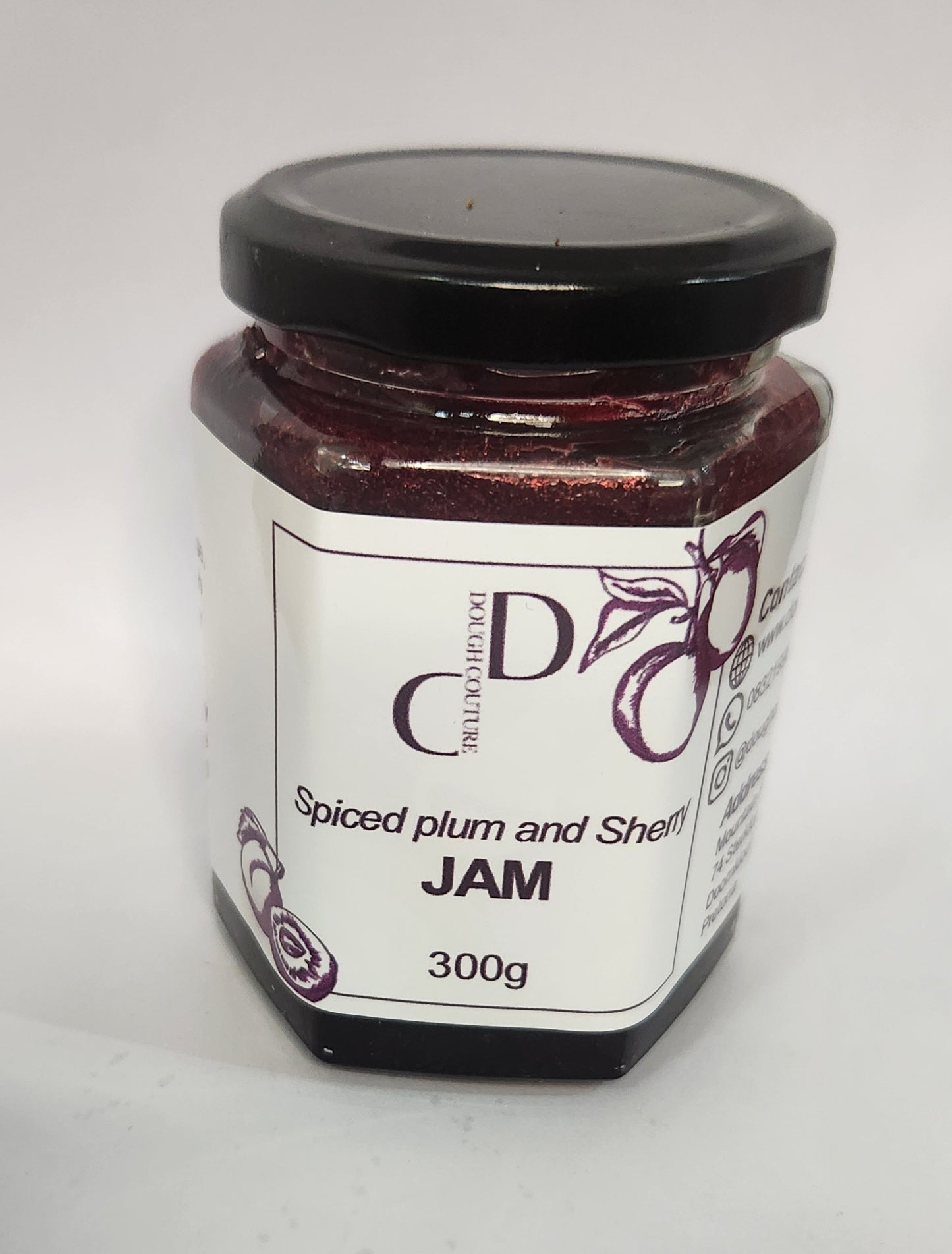 Spiced Plum Sherry Jam