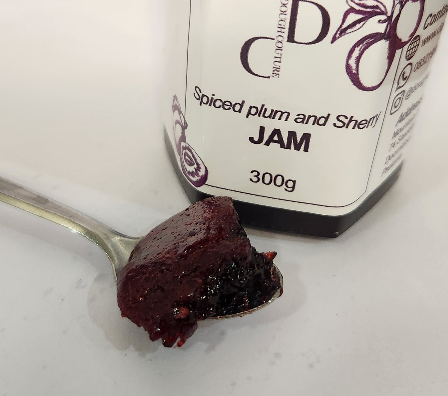 Spiced Plum Sherry Jam