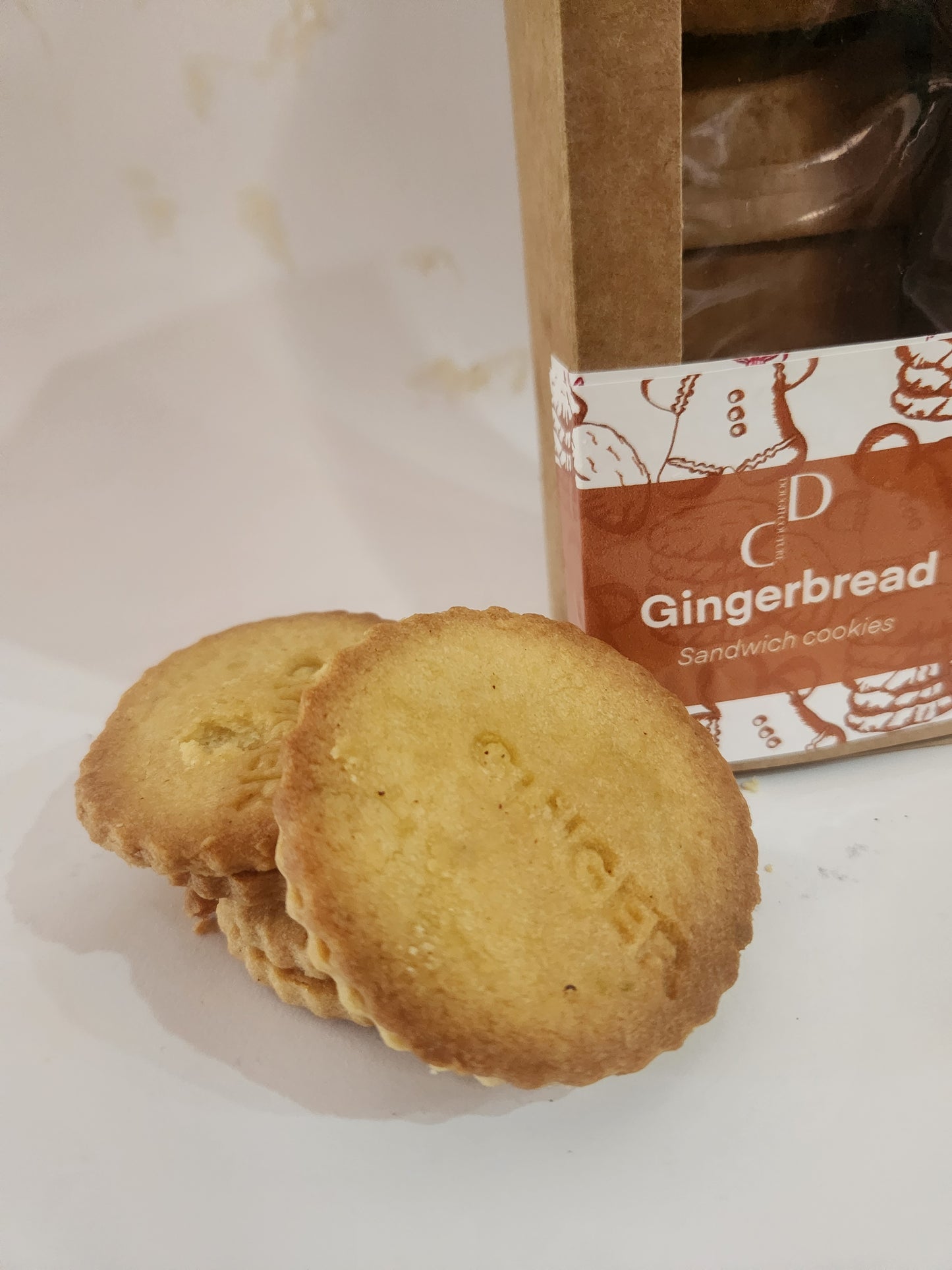 Gingerbread Sandwich Almond Cookies