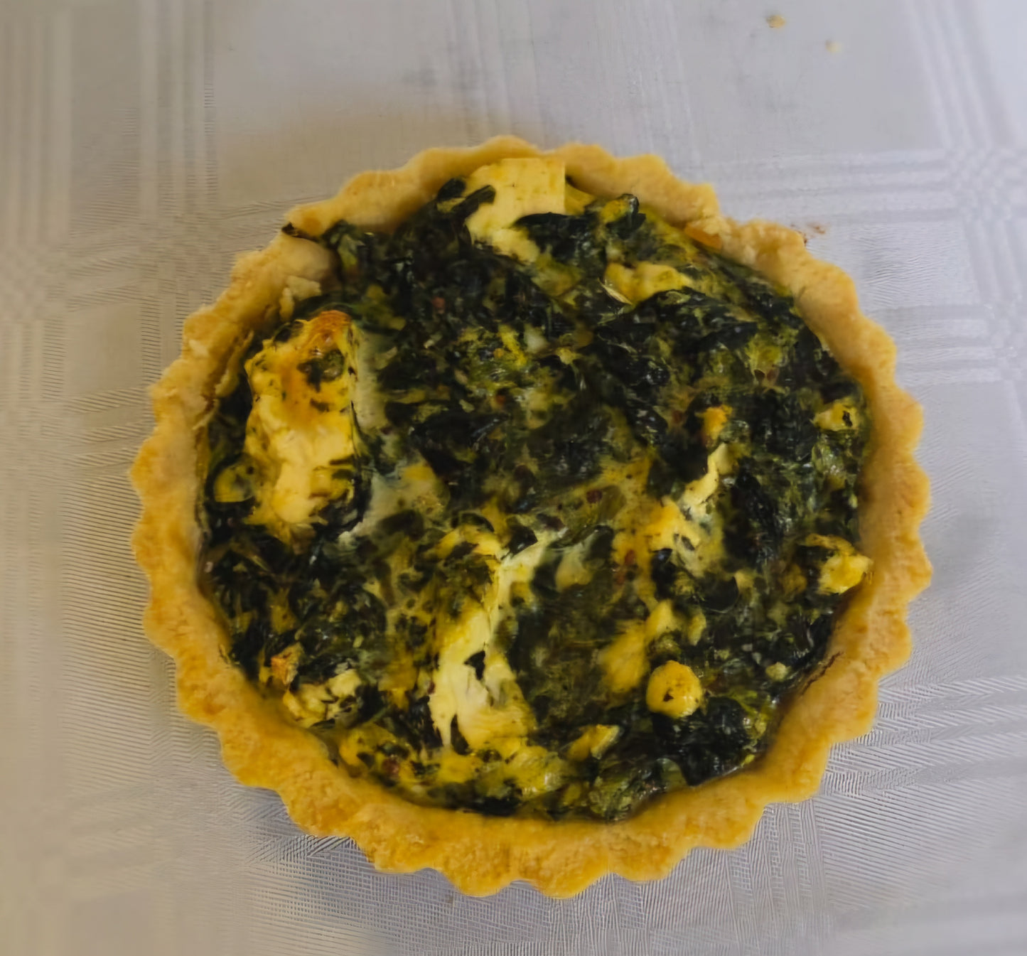 Spinach & Feta Quiche