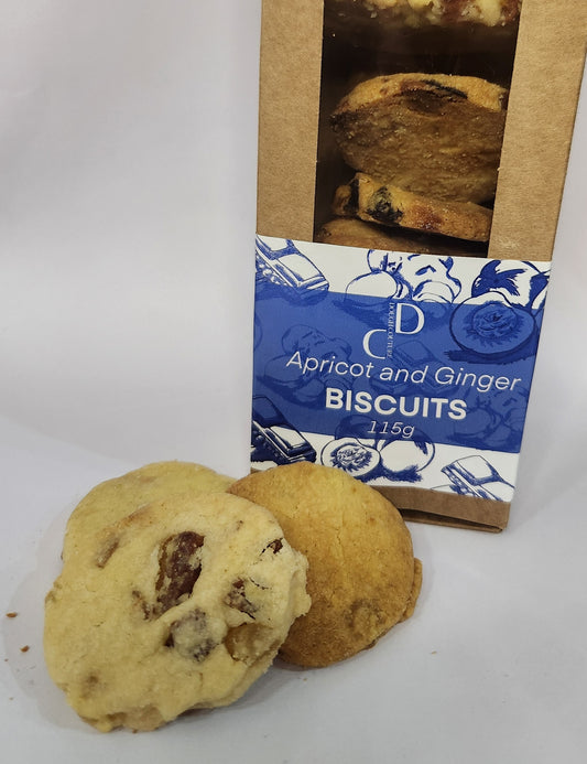 Apricot & Ginger Biscuits