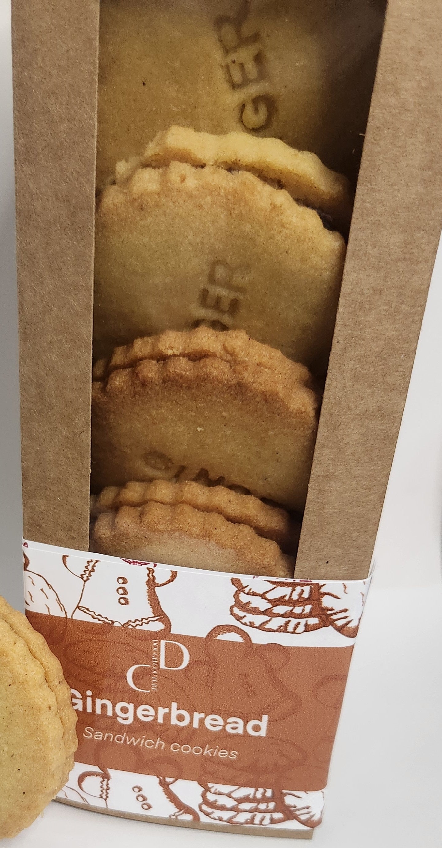Gingerbread Sandwich Almond Cookies