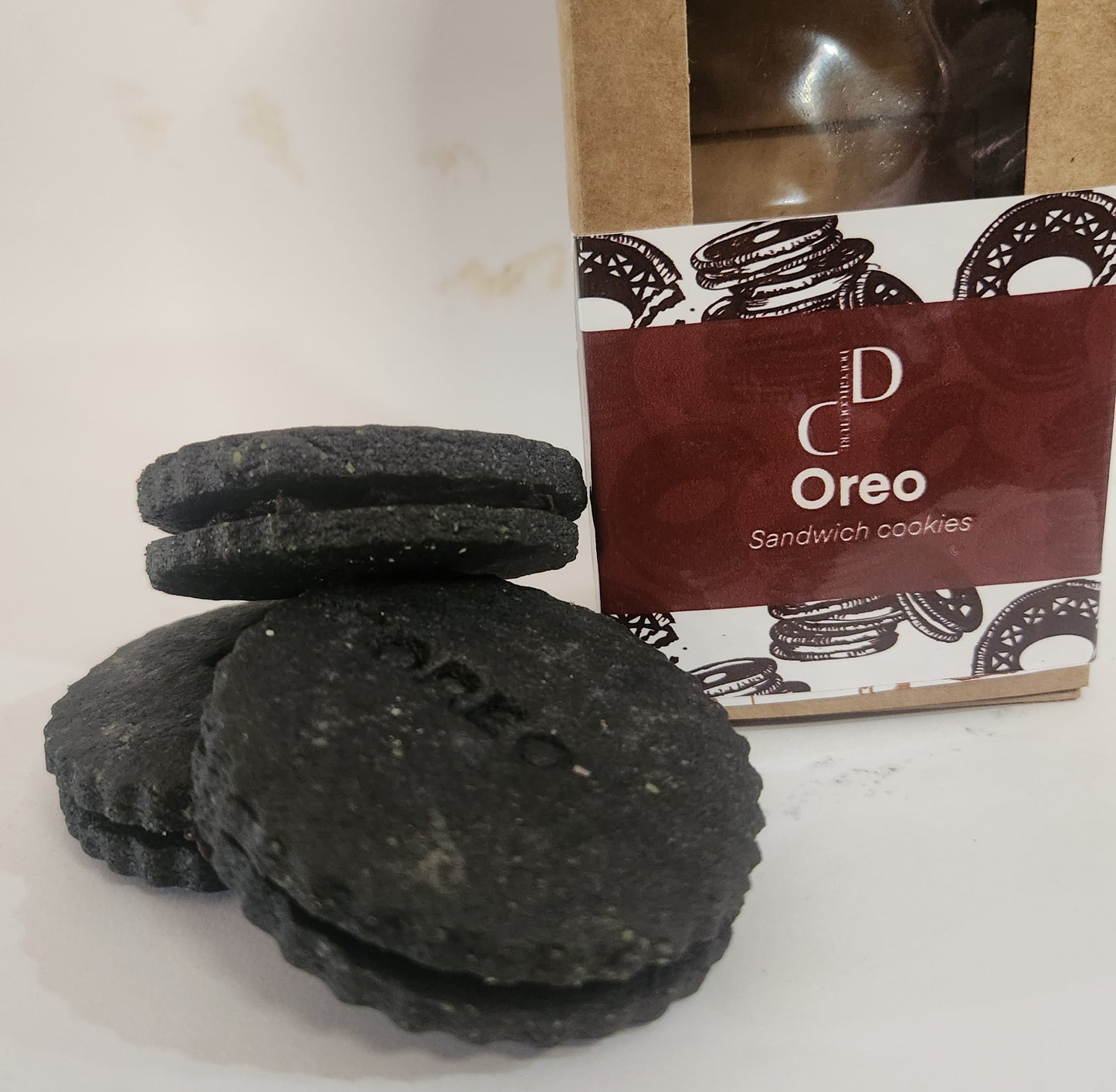 Cookies and Cream Sandwich Almond Cookie
