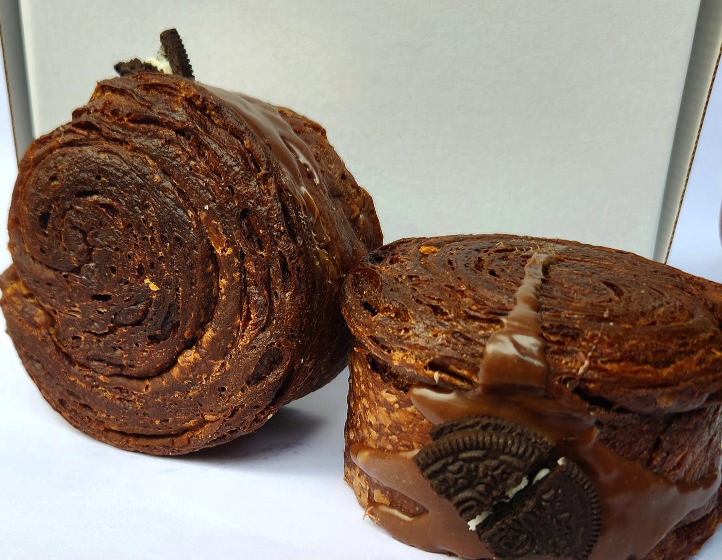 Double Stuffed Croissant box (Cookies & Cream Cheesecake)