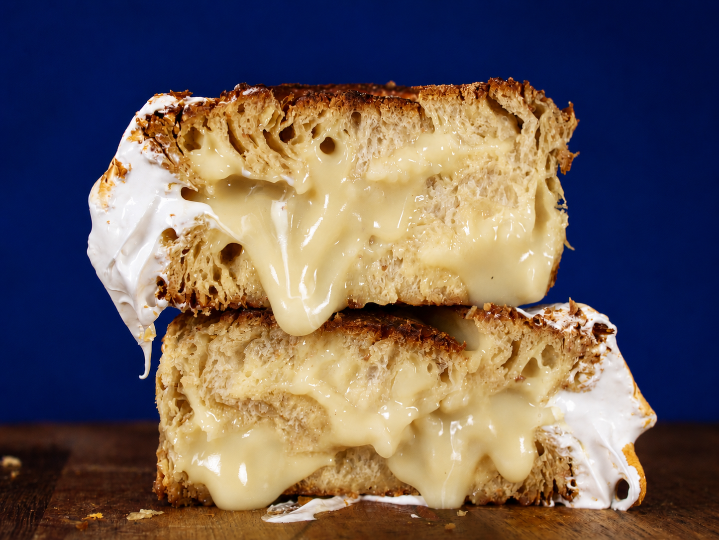 Lemon Meringue filled circular croissant cross-section showing tangy lemon curd filling | Dough Couture