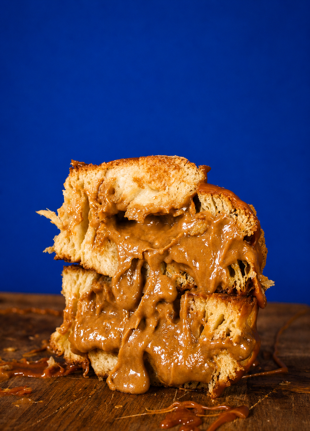 Biscoff filled circular croissant cross-section showing spiced cookie butter filling | Dough Couture